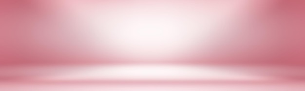 Фото Абстрактный пустой гладкий светло-розовый фон комнаты студии используется в качестве монтажа для отображения продукта