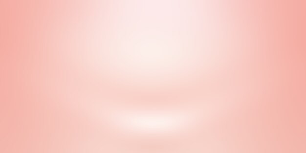 Photo abstract empty smooth light pink studio room background, use as montage for product display,banner,template.