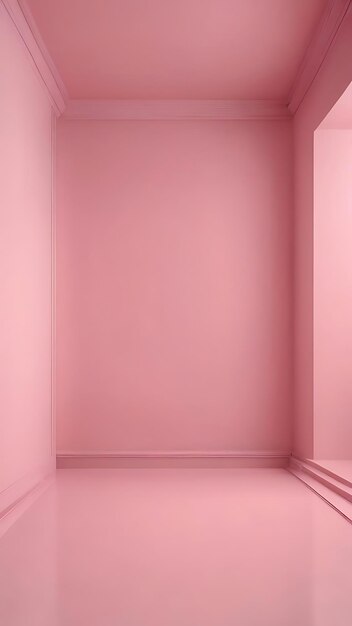 Abstract empty smooth light pink studio room background use as montage for product displaybannert