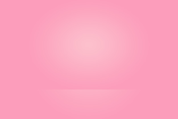 Photo abstract empty smooth light pink studio room background use as montage for product displaybannertemp...