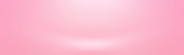 Sfondo astratto vuoto liscio rosa della stanza dello studio utilizzare come montaggio per il modello displaybanner del prodotto