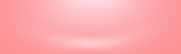 Sfondo astratto vuoto liscio rosa della stanza dello studio utilizzare come montaggio per il modello displaybanner del prodotto Foto Premium