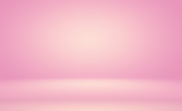 Abstract empty smooth light pink studio room background