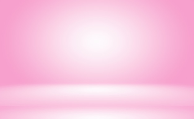 Abstract empty smooth light pink studio room