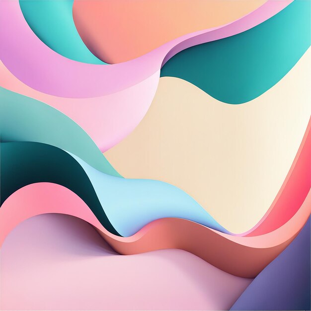 Abstract Esthetische pastel achtergrond en textuur Ontwerp van kleurrijke gradiënt achtergrond voor gebruik