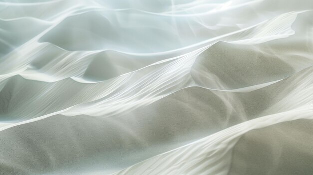 Photo abstract ethereal sand dunes with soft lighting effect