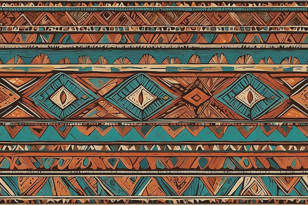 abstract ethnics naadloos patroon op texturen achtergrond