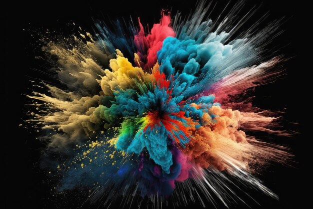 4K Color Explosion 