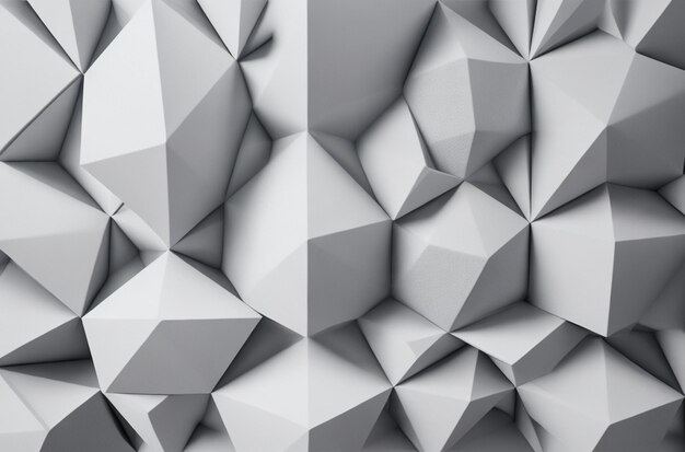 Abstract extruded voronoi blocks background