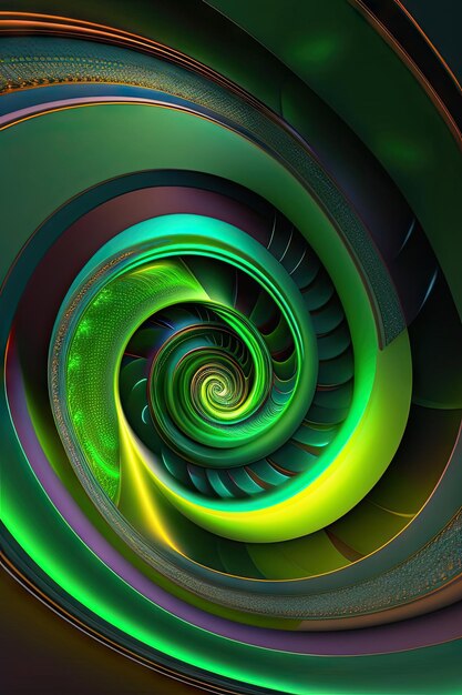 Fractal Art for your Desktop - Colorful Spirals by Dr-Pen on