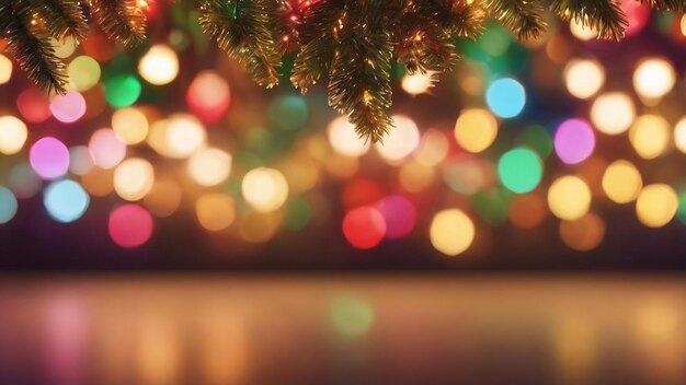 Abstract festive background glitter vintage lights background with lights defocused