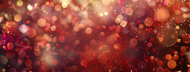 Abstract Festive Glitter and Bokeh Background