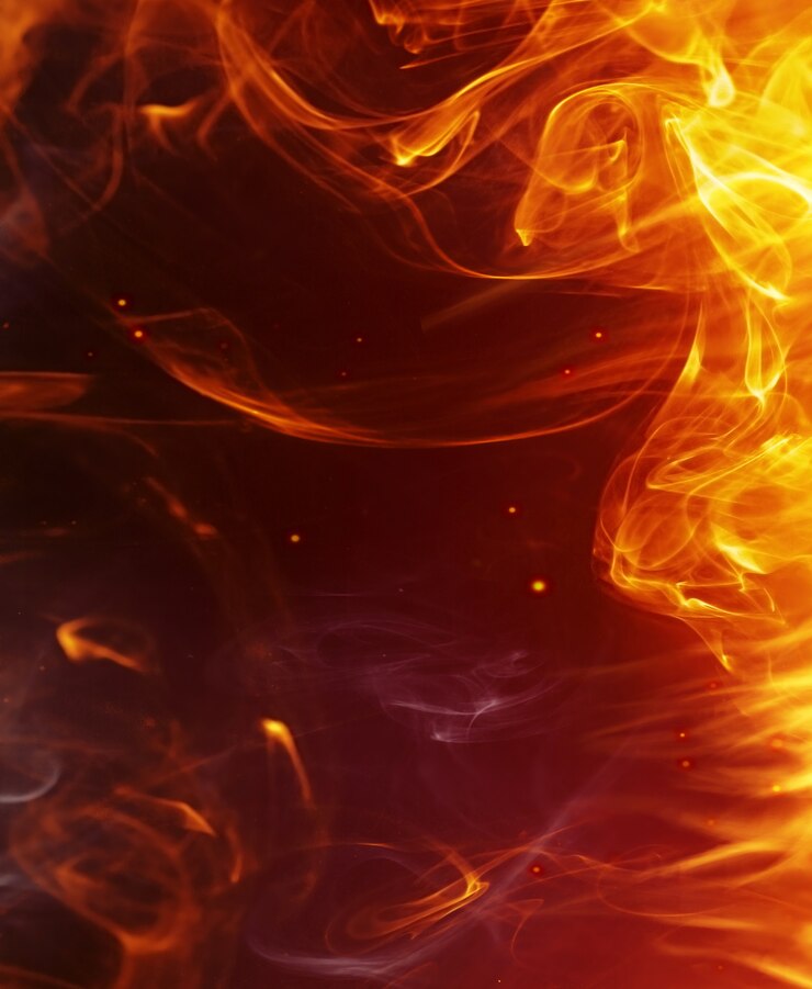 Photo abstract fire background for your project
