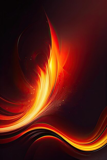 Abstract Fire Background