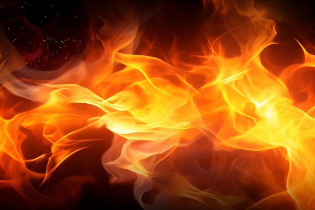 Фото Абстрактный фоновый огонь пламя