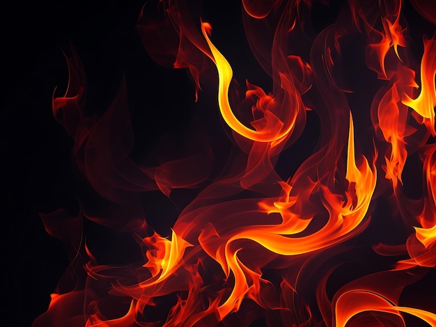 Абстрактный огонь и пламя