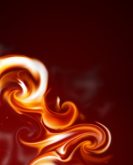 Abstract flame frame elegant background for your art design