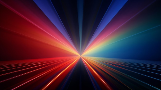 Abstract flare kleurrijke spectrum achtergrondlichtstralen futuristische flitsen
