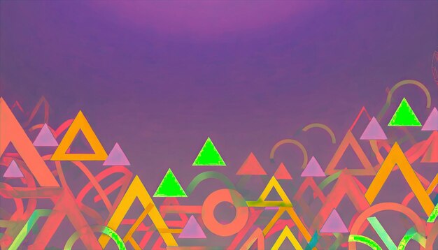 Abstract flat geometric background