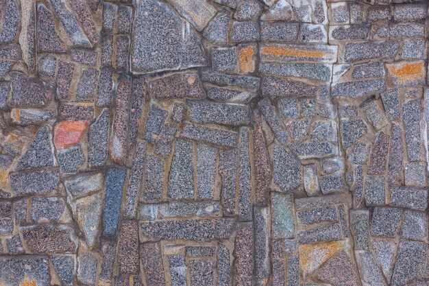 Abstract flat texture and background of granite pieces mosaic