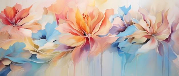 Abstract floral background