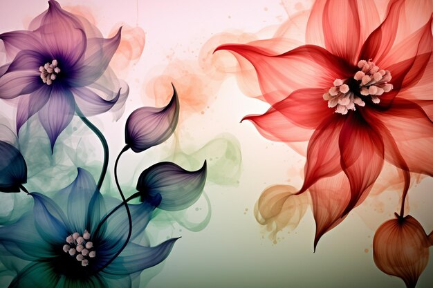 Abstract Floral Design