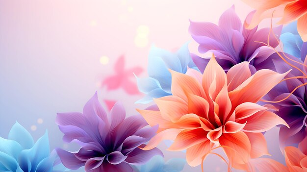 Abstract flower background