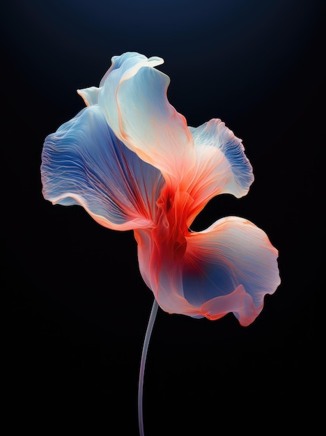 Abstract flower bud