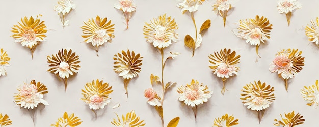 抽象的な花のイラスト クリエイティブな花の背景