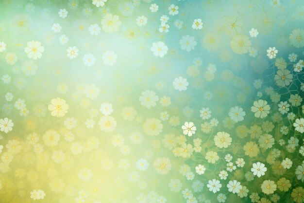 Photo abstract flower pattern light green background