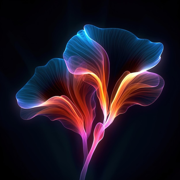 abstract flower