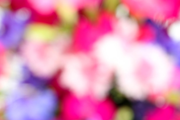 Abstract flowers blur background