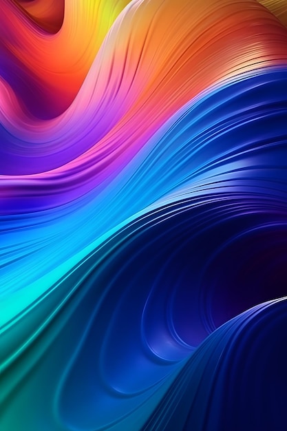 Photo abstract flowing liquid background material 3d rendering abstract fluid background