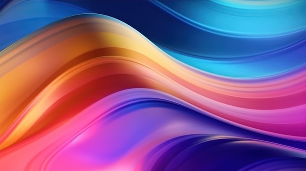 Abstract flowing liquid background material 3D rendering abstract fluid background