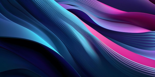 Abstract fluid 3d render holographic iridescent neon curved wave in motion on a light blue background Gradient design element for banners backgrounds wallpapers and covers