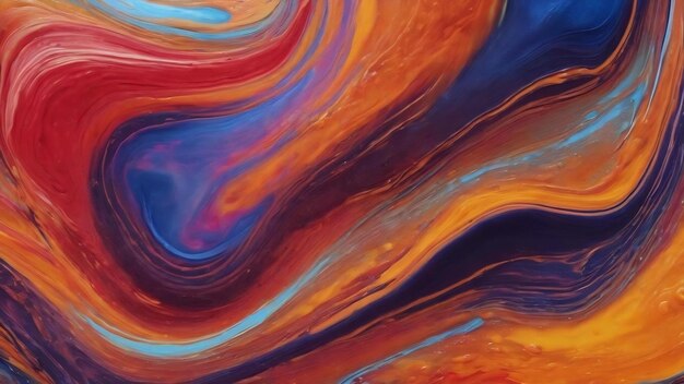 Abstract fluid acrylic paint texture