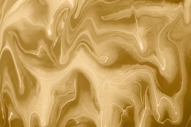 Abstract fluid art background brown and beige colors Liquid marble Acrylic painting with gradient and splash