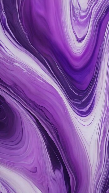 Abstract fluid art background light purple and white colors liquid marble