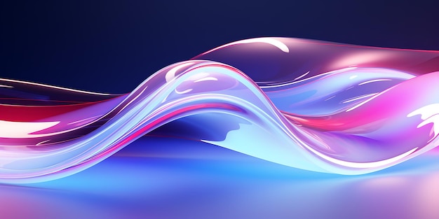 Abstract fluid iridescent holographic neon curve background Gradient backgrounds