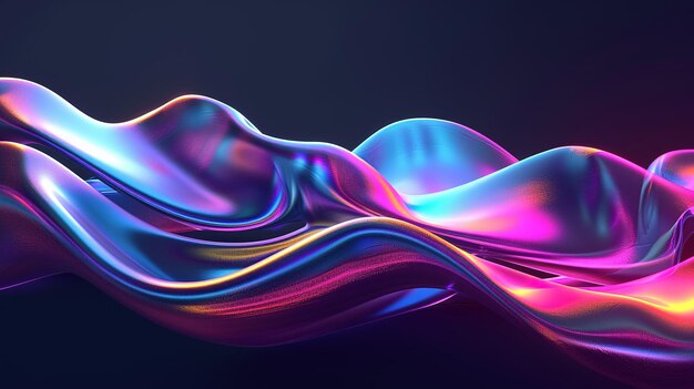 Abstract fluid liquid curved wave with copy space background