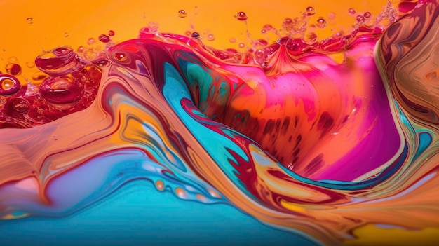 Abstract Fluid Motion wallpaper