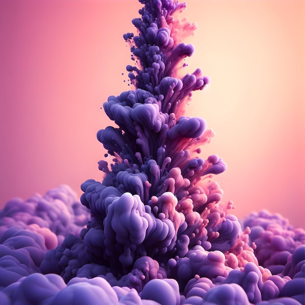 abstract fluid purple background