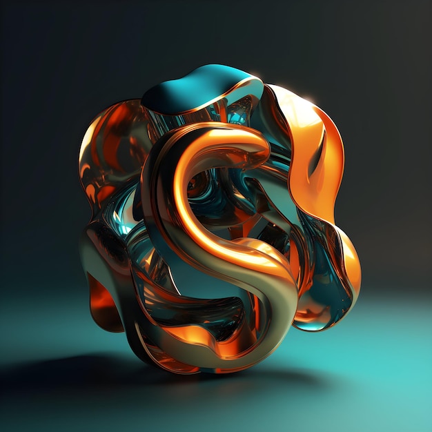 A abstract fluid Shape
