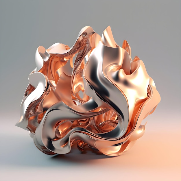 A abstract fluid Shape