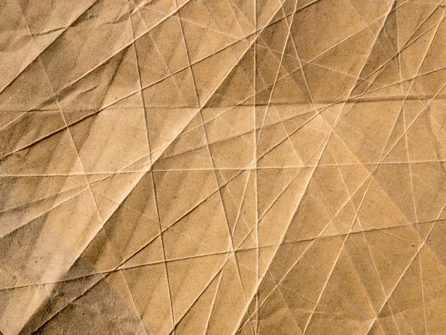 abstract of a fold brown paper background