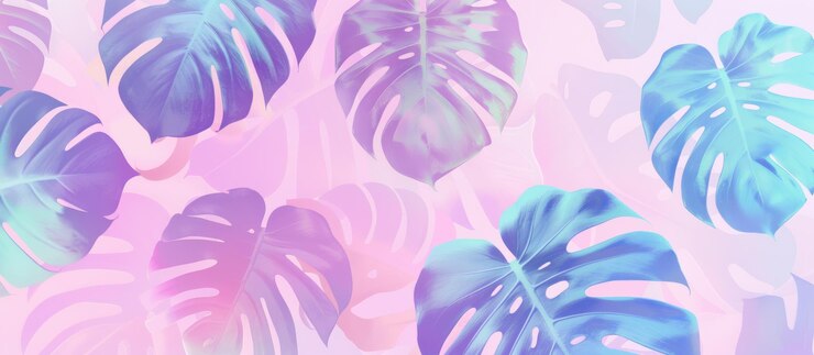 Photo abstract foliage botanical background monstera tropical plant