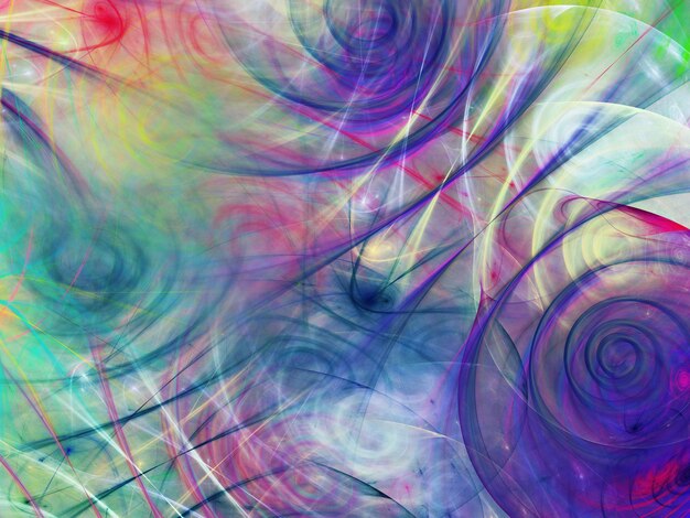 Abstract fractal background 3D rendering