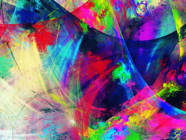 abstract fractal background 3d rendering