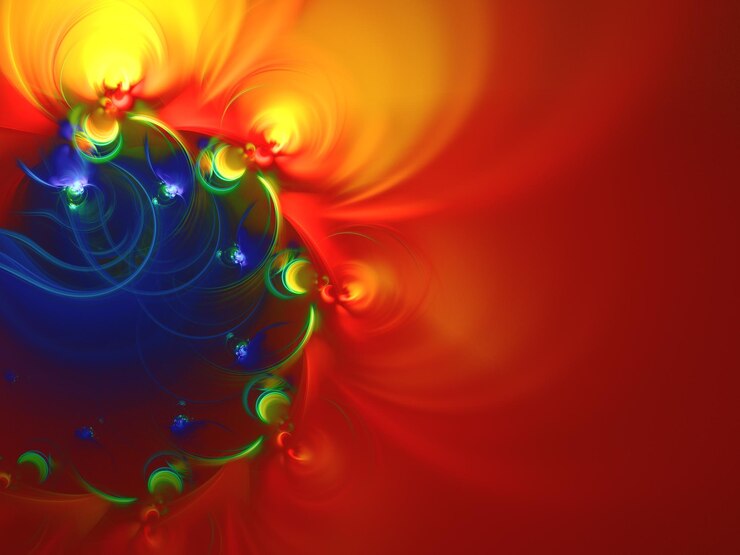 फोटो एब्स्ट्रैक्ट फ्रैक्टल बैकग्राउंड 3d रेंडरिंग