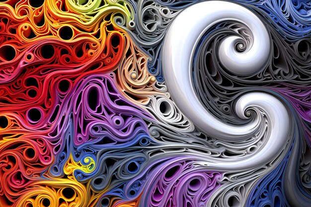 Abstract fractal background